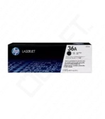 HP 36A Original LaserJet Toner Cartridge (CB436A) - Black