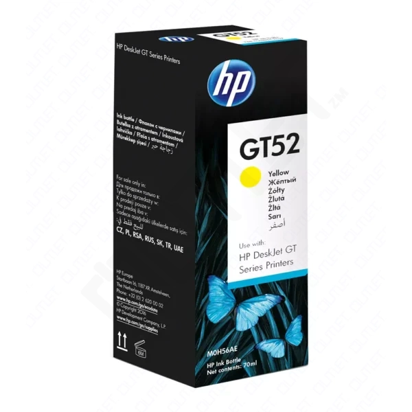 HP GT52 Yellow Original Ink Bottle (M0H56AE)