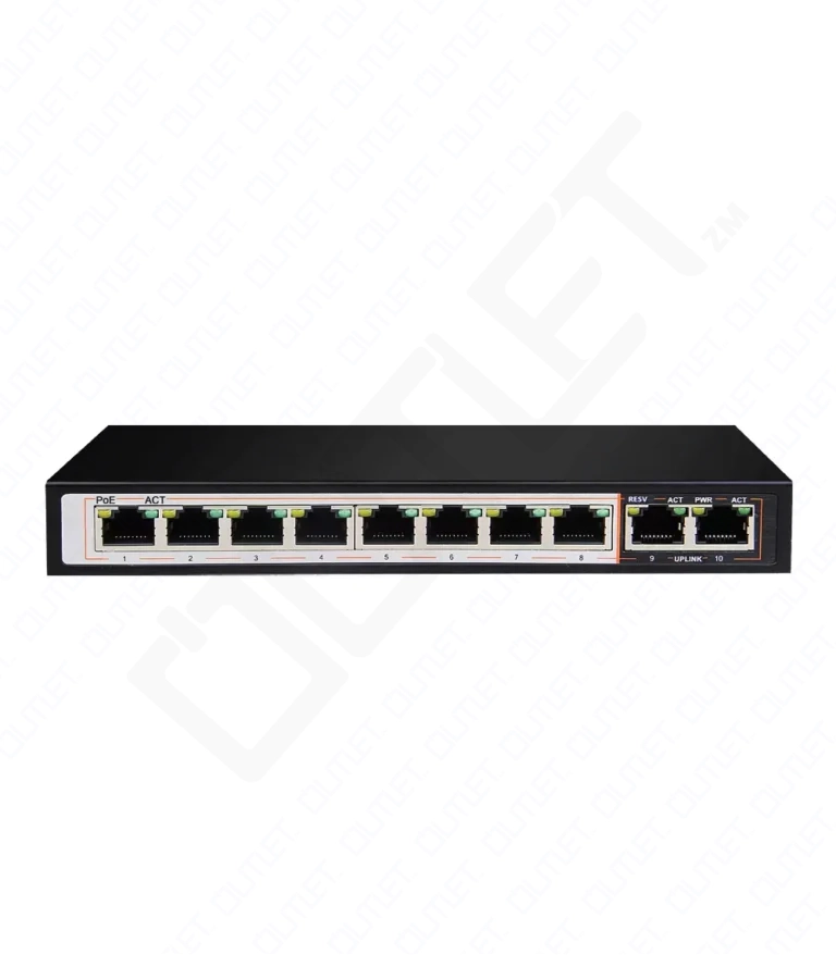 D-Link 8GE PoE+ 2GE Uplink 250m PoE Switch (DGS-1010P-E)