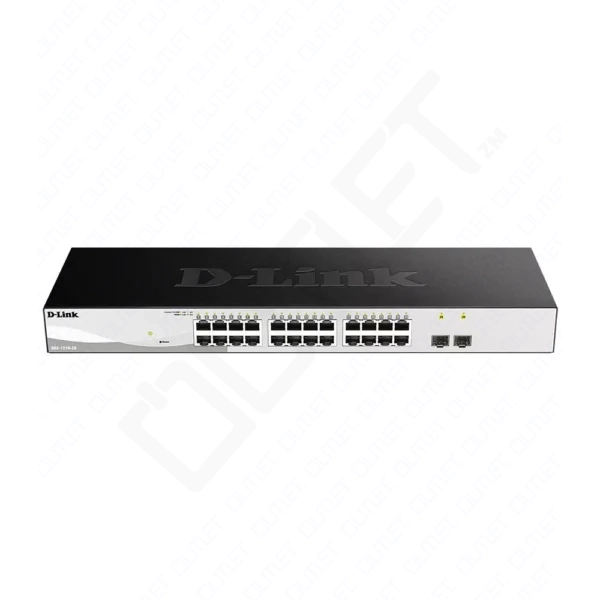 D-Link 24 Port Layer 2 Gigabit Managed Long Range PoE+ Surveillance Switch (DGS-F1210-26PS-E)