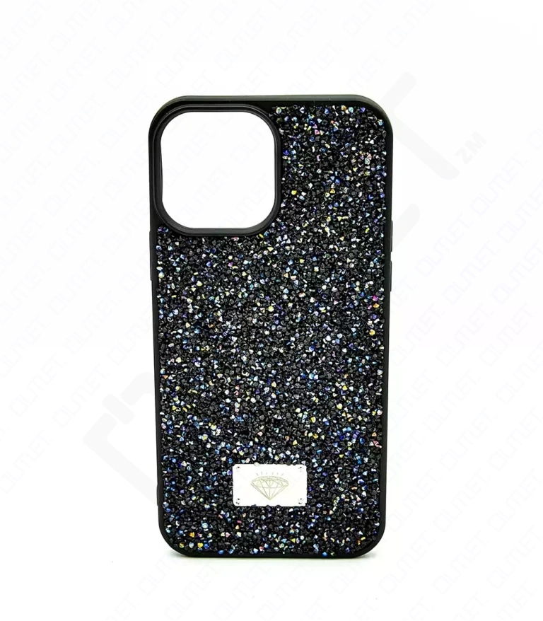 Monkii Multicolored Sparkles iPhone Case - Black