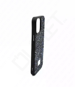 Monkii Multicolored Sparkles iPhone Case - Black