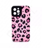 Monkii Leopard Print Textured iPhone Case - Pink