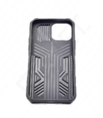 Monkii Textured Anti-Fall iPhone Case with Stand - Black