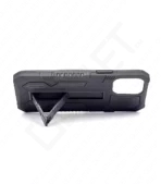 Monkii Textured Anti-Fall iPhone Case with Stand - Black