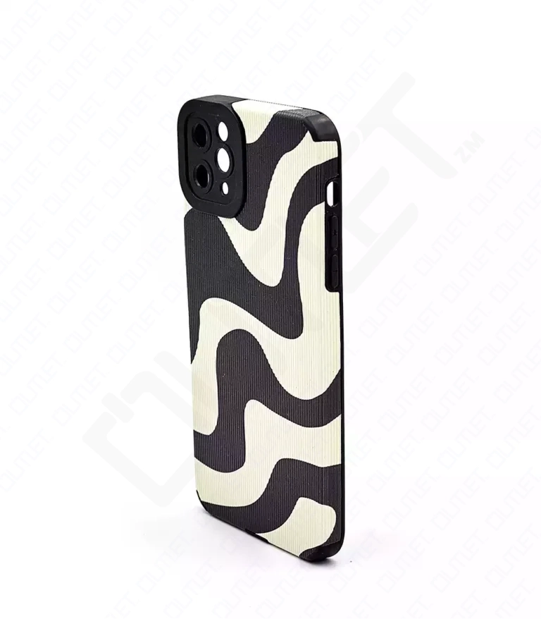 Monkii Water Wave Pattern Textured iPhone Case - Beige