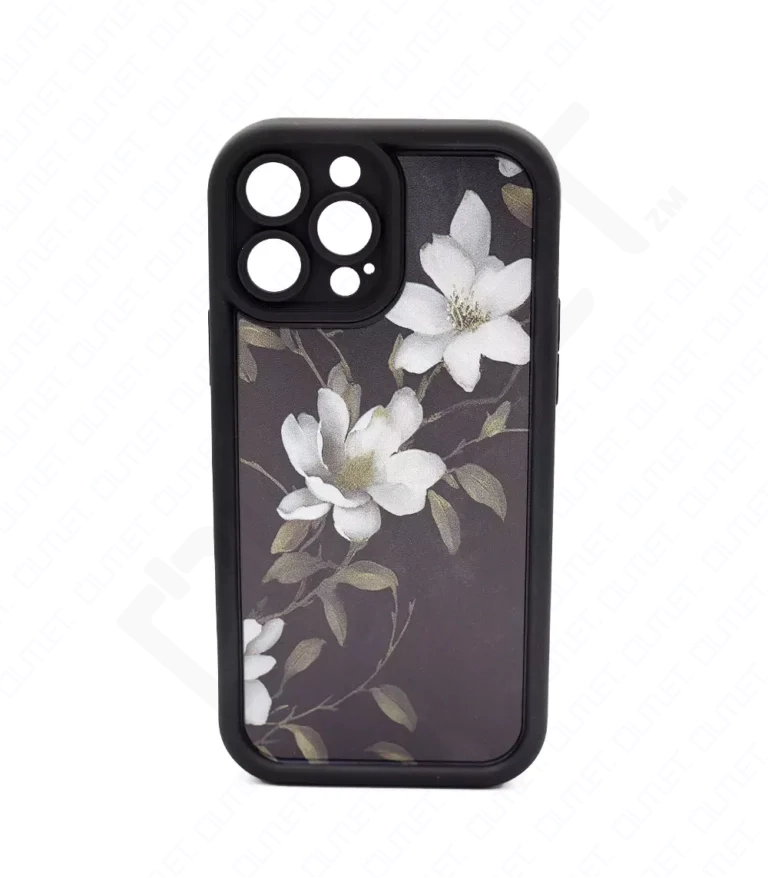 Monkii Elegant Floral Magnolia Shock-Proof iPhone Case