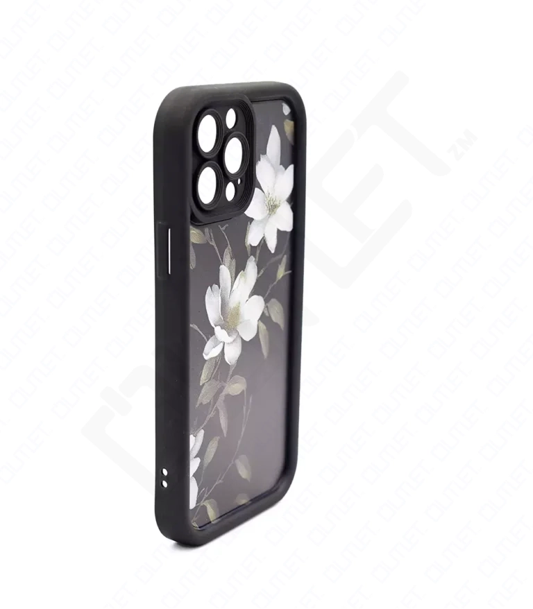 Monkii Elegant Floral Magnolia Shock-Proof iPhone Case