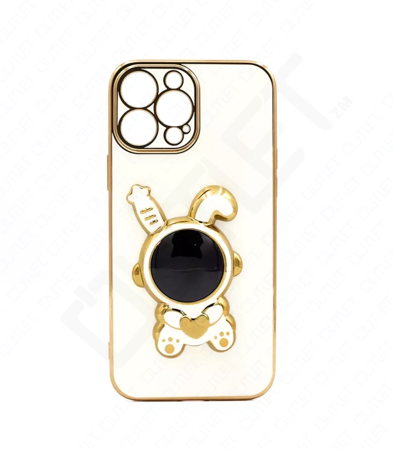Monkii Electroplated Lunar Bunny Luxe iPhone Case