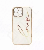 Monkii Classic Love Line Minimalist Glossy iPhone Case