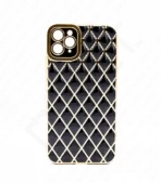 Monkii Diamond Lattice Luxe Geometry Textured iPhone Case