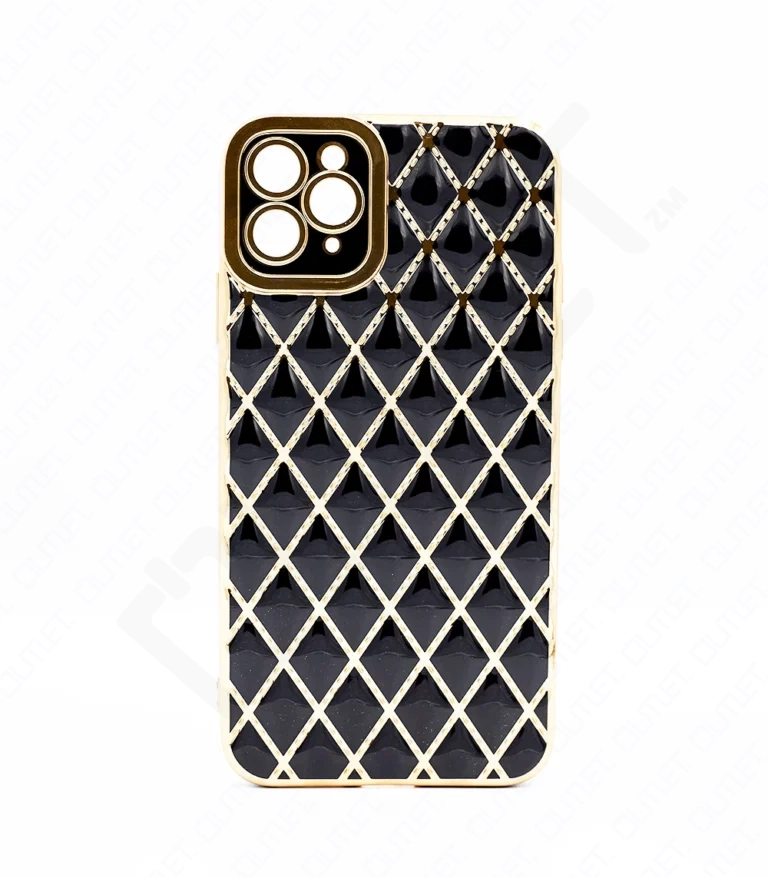 Monkii Diamond Lattice Luxe Geometry Textured iPhone Case