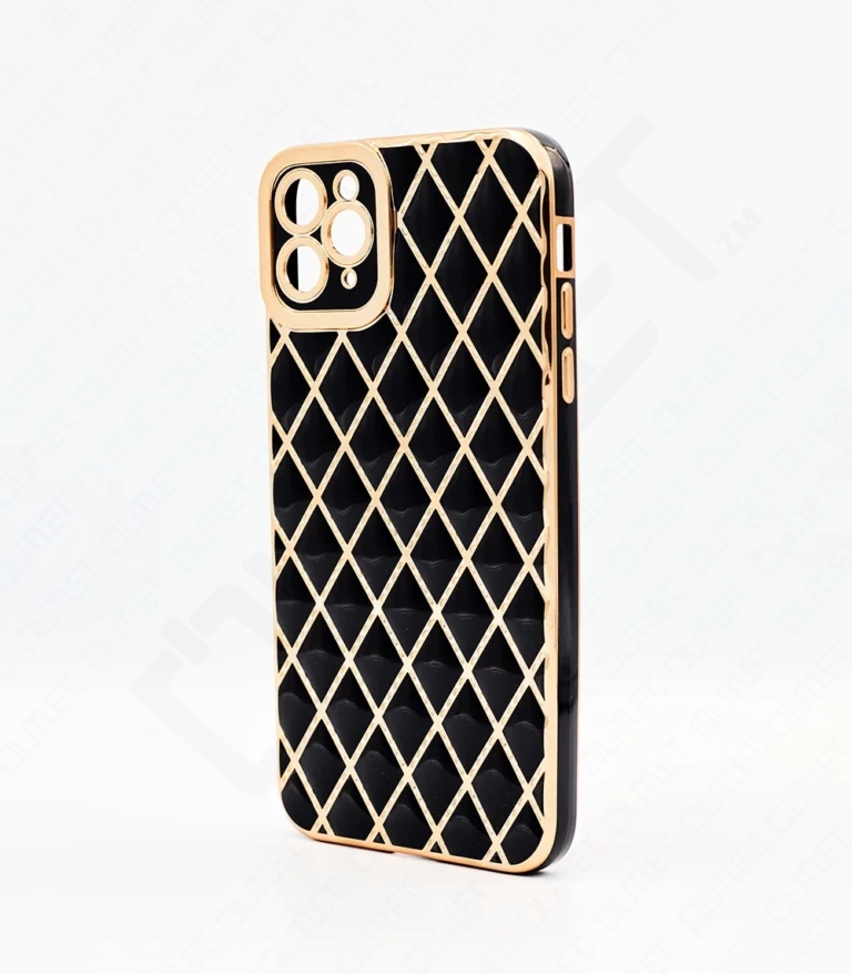 Monkii Diamond Lattice Luxe Geometry Textured iPhone Case