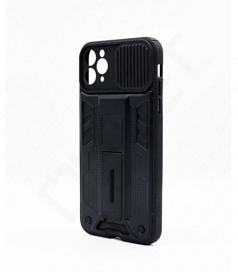 Monkii Tactical Rugged Armor iPhone Case with Stand