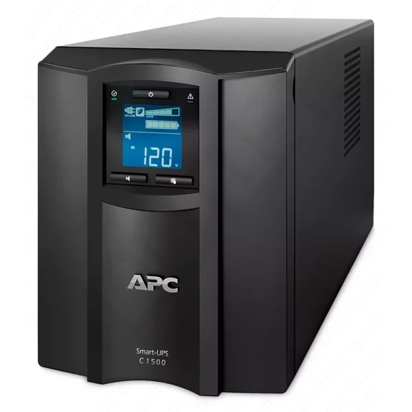 APC Smart-UPS C, Line Interactive, 1500VA, Tower, 230V, 8x IEC C13 outlets, AVR, Graphic LCD