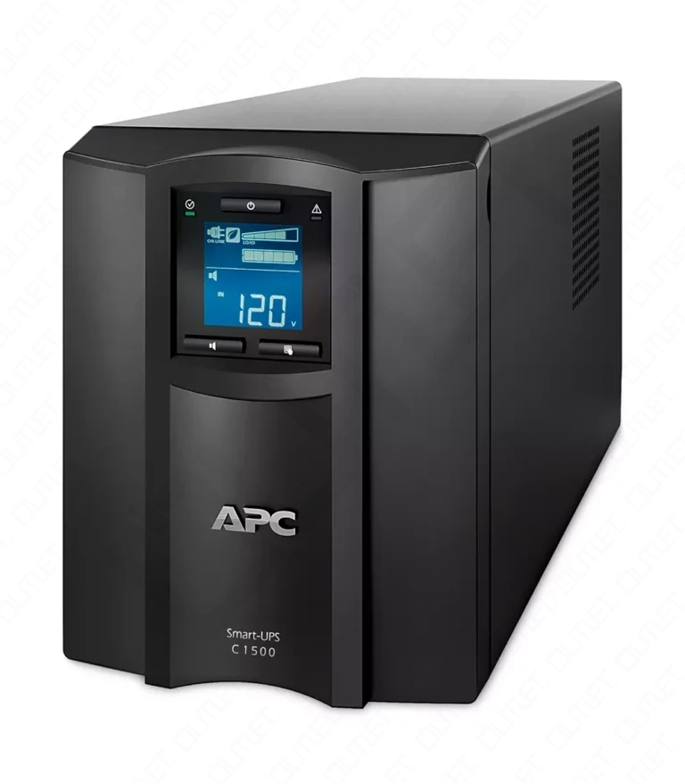 APC Smart-UPS C, Line Interactive, 1500VA, Tower, 230V, 8x IEC C13 outlets, AVR, Graphic LCD