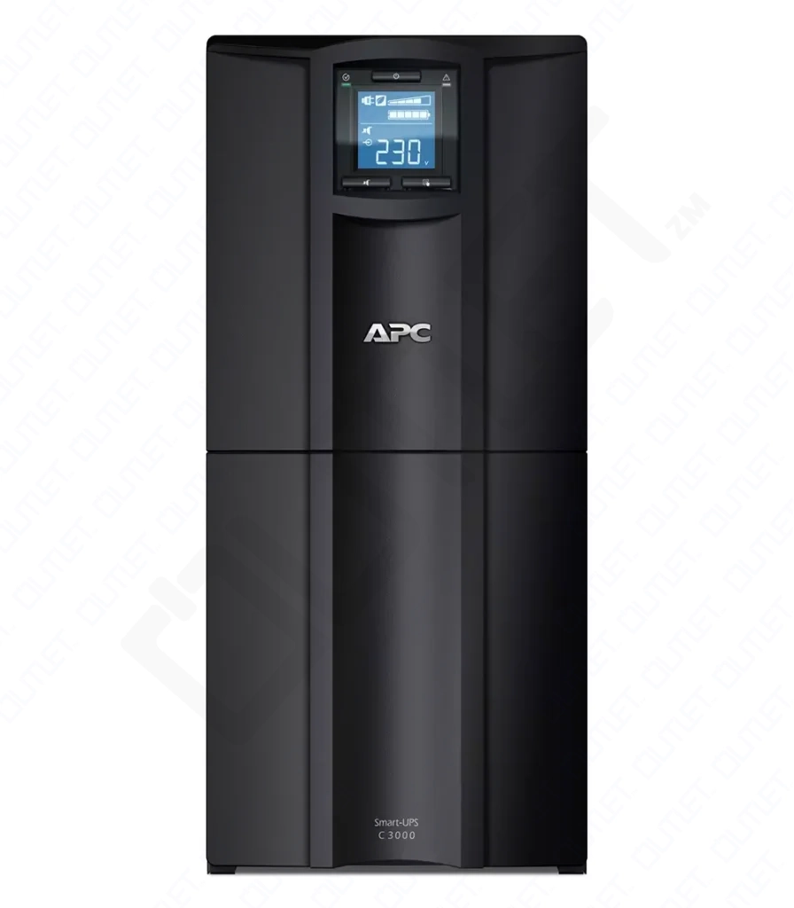 APC Smart-UPS C, 3kVA, Tower, 230V, 8x IEC C13+1x IEC C19 outlets, AVR, Graphic LCD