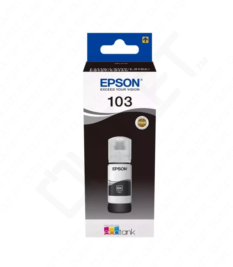 Epson 103 EcoTank Original 65ml Ink Bottle - Black