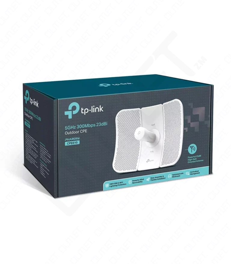 TP-Link CPE610 5GHz Long-Range 300Mbps Wireless Outdoor CPE