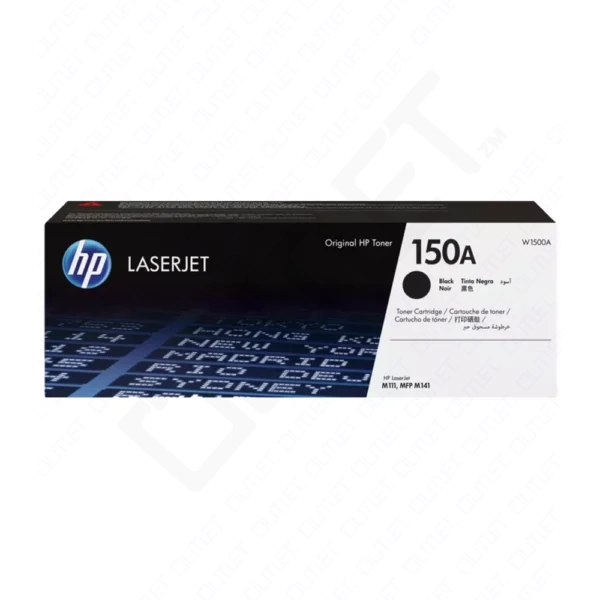 HP 150A Black Original LaserJet Toner Cartridge (W1500A)