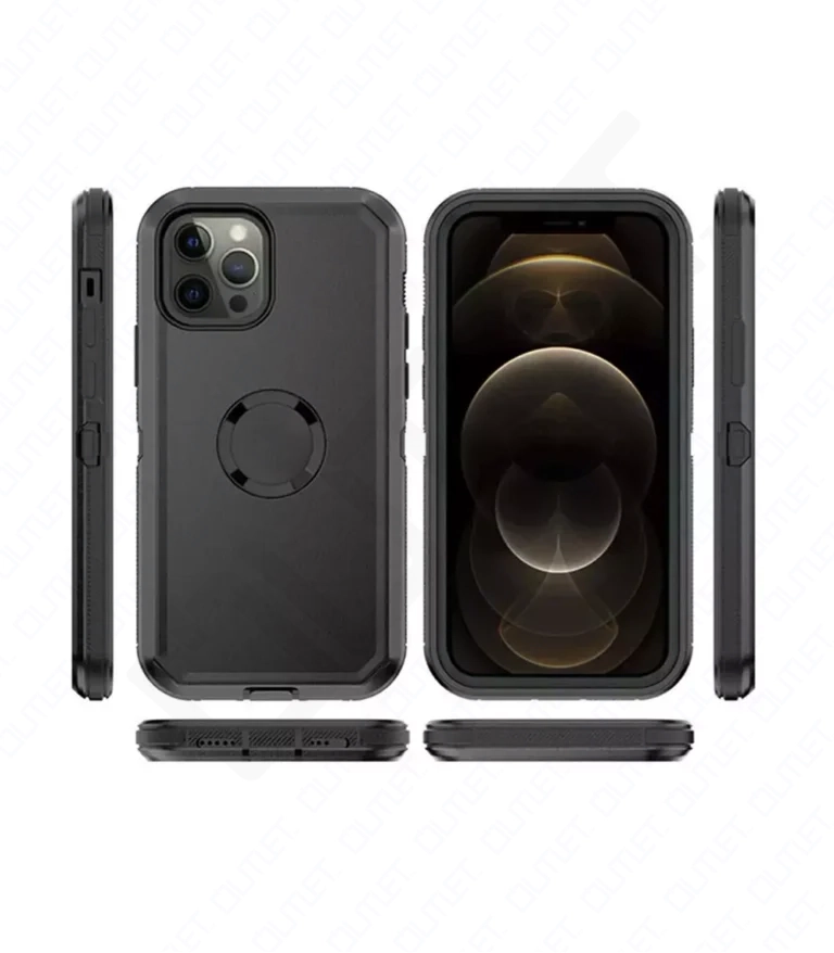 Monkii Solid Anti-Fall Phone Case (PHCSAF00-B) – Black