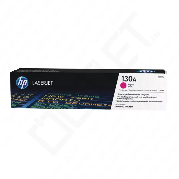 HP 130A Original LaserJet Toner Cartridge (CF353A) - Magenta