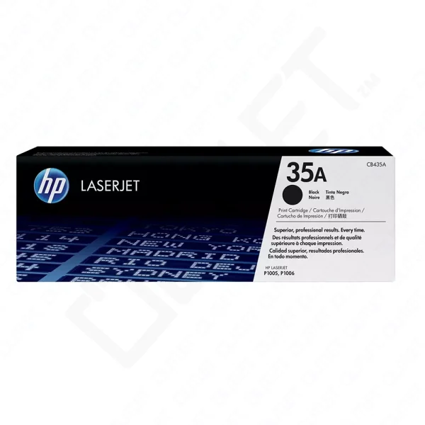 HP 35A Original LaserJet Toner Cartridge (CB435A) - Black