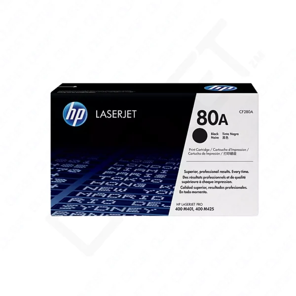 HP 80A Original LaserJet Toner Cartridge (CF280A) - Black