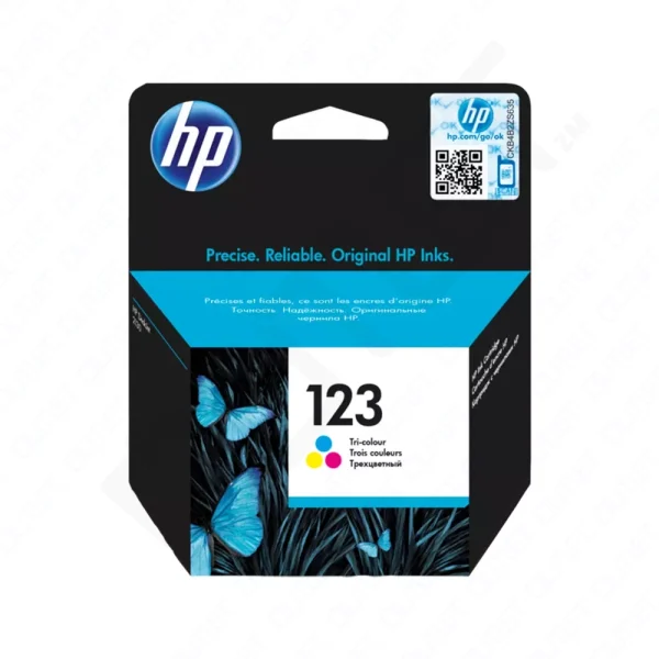 HP 123 Tri-color Original Ink Cartridge (F6V16AE)