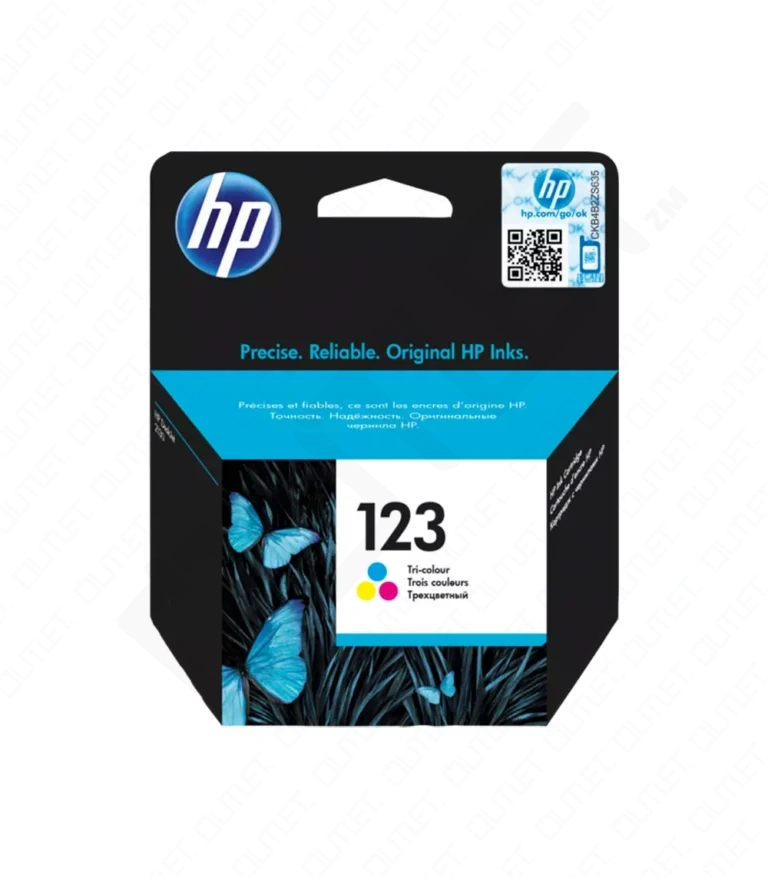 HP 123 Tri-color Original Ink Cartridge (F6V16AE)