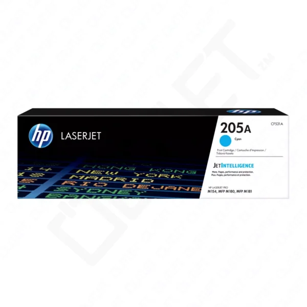 HP 205A Original LaserJet Toner Cartridge (CF531A) - Cyan