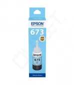 Epson 673 EcoTank Original 70ml Ink Bottle (‎T6735) - Light Cyan