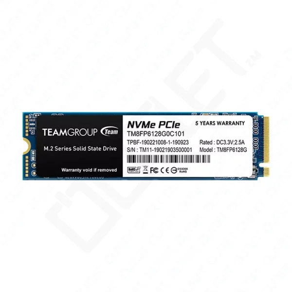 TeamGroup MP33 1TB NVMe M.2 PCIe3.0 x4 Internal SSD