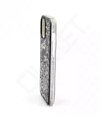 Monkii Shimmering Glitter Water Wave Patterned iPhone Case - Black