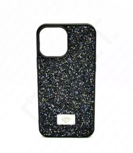 Monkii Multicolored Sparkles iPhone Case - Black