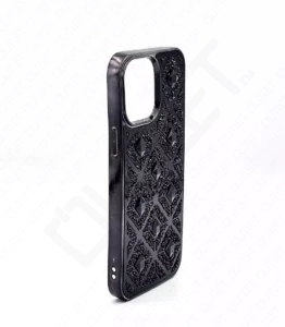 Monkii Premium Black Diamond & Rhinestone iPhone Case