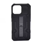 Monkii Textured Anti-Fall iPhone Case with Stand - Black