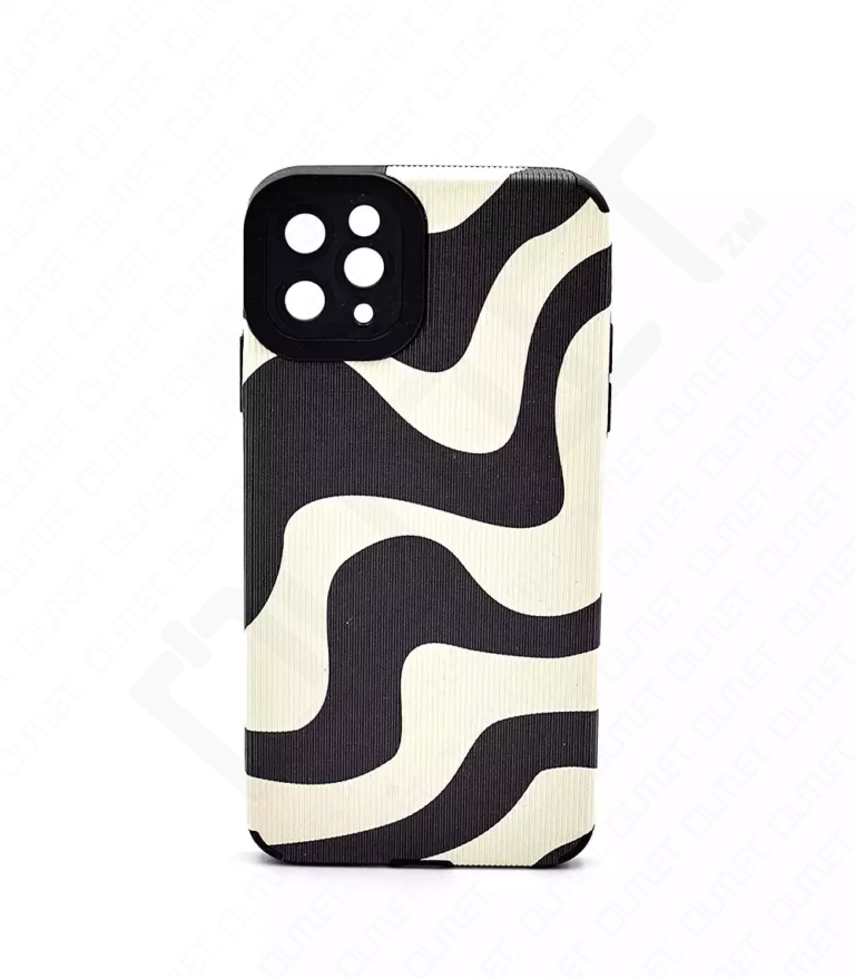 Monkii Water Wave Pattern Textured iPhone Case - Beige