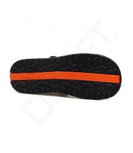 FitKids Original 19191A Black Genuine Leather Girls Shoes