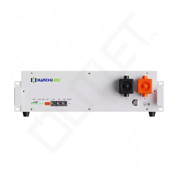 Hanchu ESS 5.12kWh Lithium Battery - HOME-ESS-LV-5.12K-S, 100Ah, 51.2V