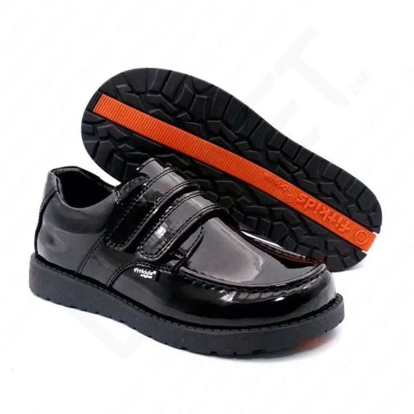 FitKids Original RE61710P Black Patent Leather Boys Shoes