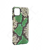 Monkii Chic Padded Python Print iPhone Case - Green