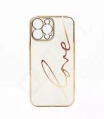 Monkii Classic Love Line Minimalist Glossy iPhone Case
