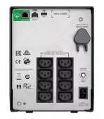 APC Smart-UPS C, Line Interactive, 1500VA, Tower, 230V, 8x IEC C13 outlets, AVR, Graphic LCD