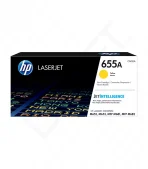 HP 655A Original LaserJet Toner Cartridge - Yellow