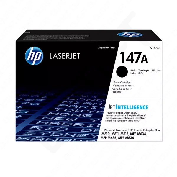 HP 147A Black Original LaserJet Toner Cartridge (W1470A)