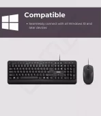 Lenovo 160 Keyboard & Mouse Wired Combo