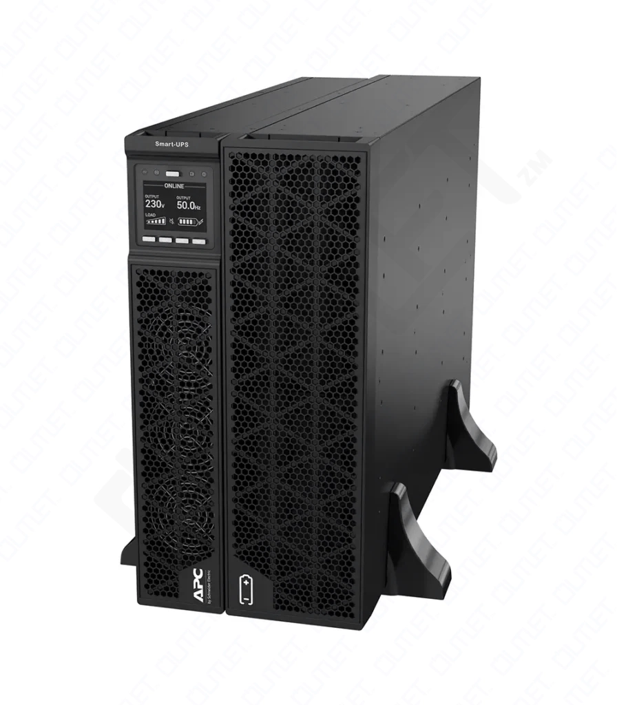 APC Smart-UPS On-Line, 8kVA/8kW, Rack/Tower, 230V, 2x IEC C13+1x IEC C19+Hard wire 3-wire (H+N+E) outlets, Network Card