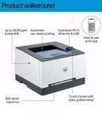 HP LaserJet Pro 3203dw Color Printer